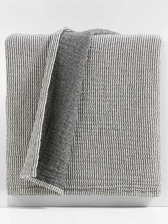 Crate&Barrel Reversible Stripe 80