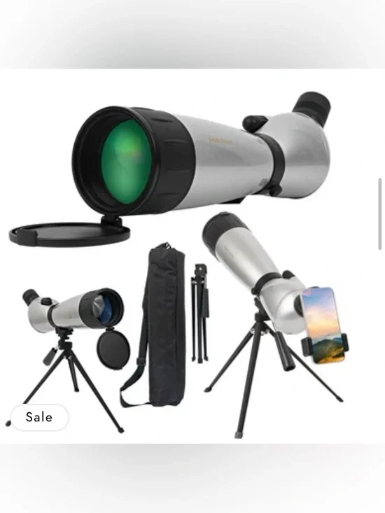 Fetch Falcon Spotting Scope 20-60X80 FMC HD BAK4, NEW