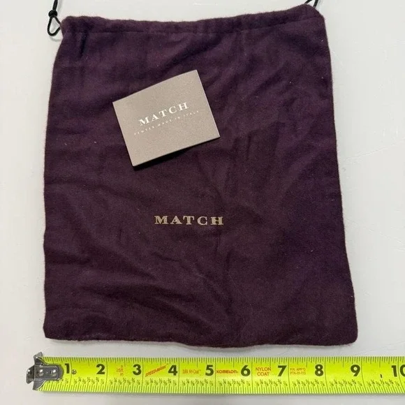 Match 1995 purple‎ fabric pouch #luxury #matchdustbag