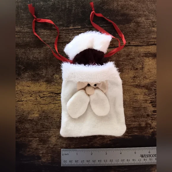 Festive Santa Gift Pouch