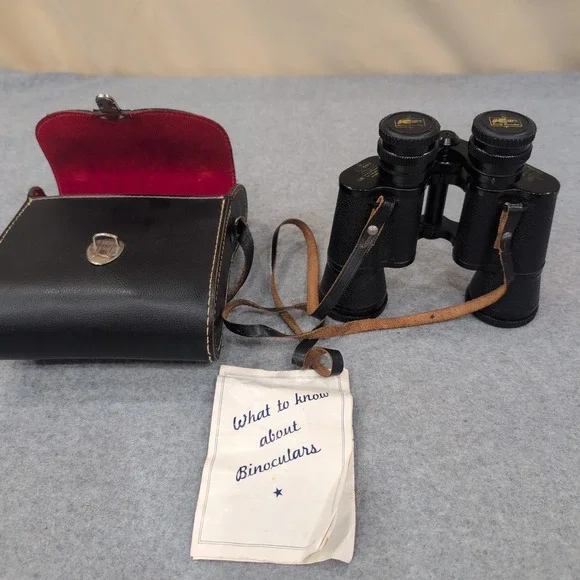 Vintage Kmart Special 7x35 Binoculars S.S. Kresge Co Precision Coated Lens Case