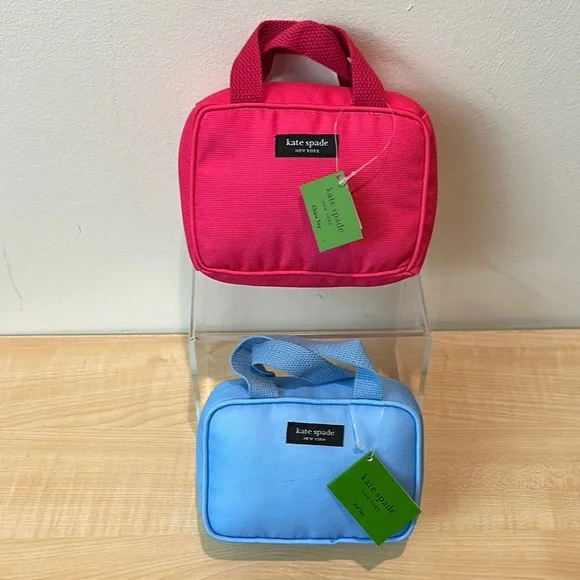kate spade Pink and Blue Purse Chew Toy Bundle