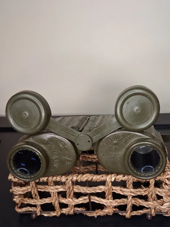 Vintage Steiner 8x30 German Marine Military Binoculars