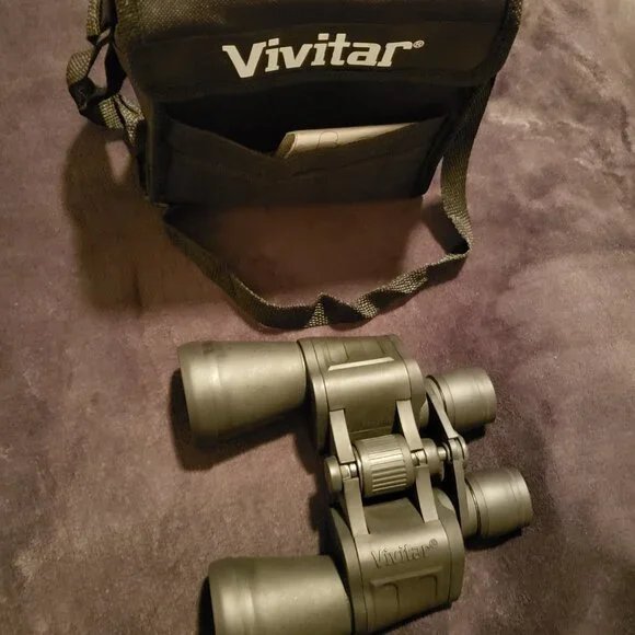 (Pre-owned/Never used) Vivitar 7X50, 297 ft, Coated Binoculars