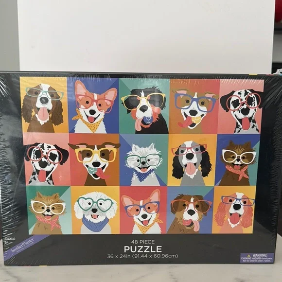 Colorful Artistic kid’s. 48 piece Dog Toy Puzzle