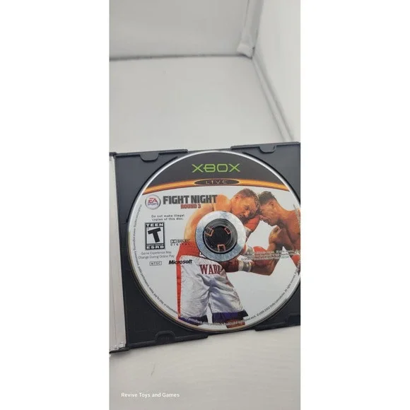 Fight‎ Night Round 3 (Microsoft Xbox, 2006) Disc Only Tested and Working Great