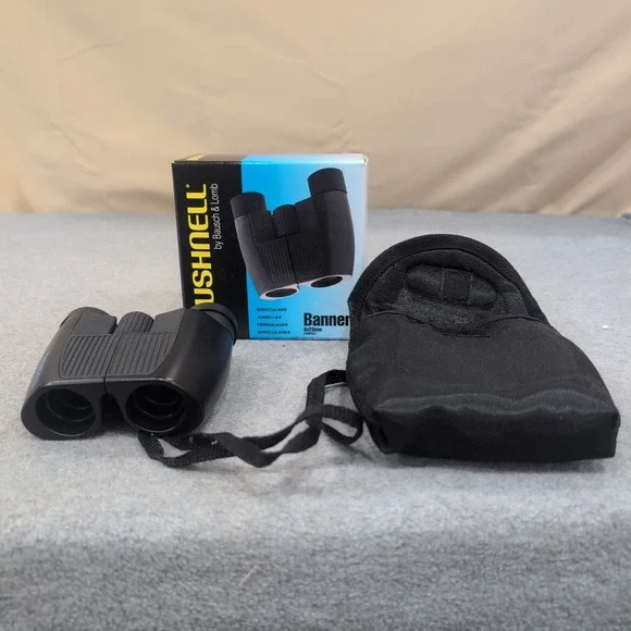 Bushnell Banner Compact Binoculars 8x23mm Black Porro Prism 13-8230K Bausch Lomb