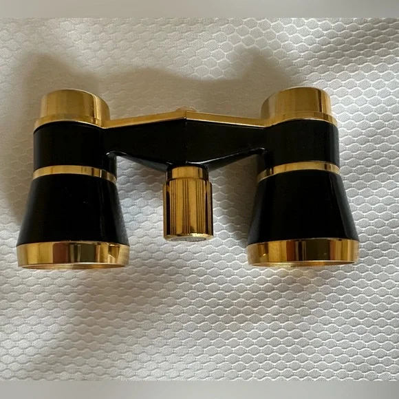 Selsi 3x25 black and brass opera glasses
