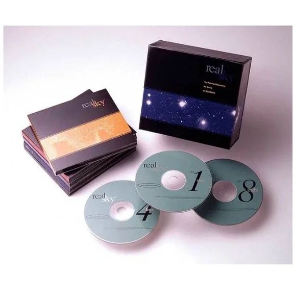 Real Sky The Palomar Observatory Sky Survey On 9cd-roms Space Telescope Science