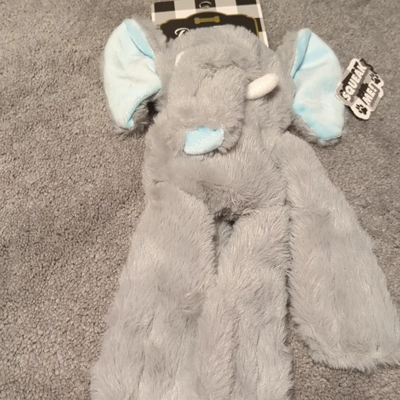 Woof Dog Toy. Grey Elephant. Squeak Me. Sale SALE