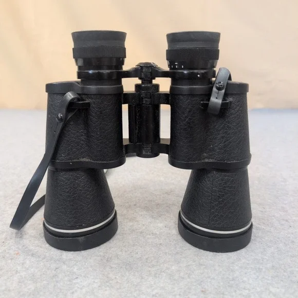 Tasco 10x50mm Zip Focus Wide Angle Binoculars Model 2023 Black Coated Optics