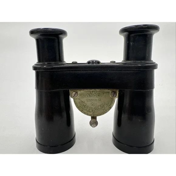 Vintage Wollensak Baiscope 6X Model E Binoculars