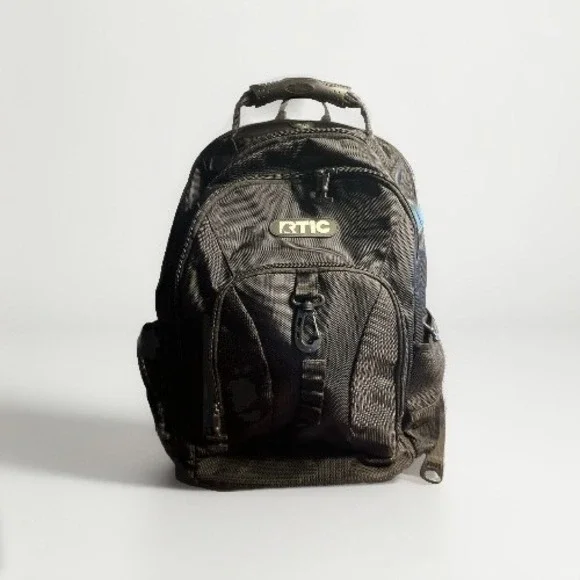 RTIC Summit Laptop Backpack Black Tech Travel Bag Charging Port