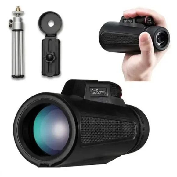 Monocular Telescope 10x42 with Tripod & Smartphone Holder