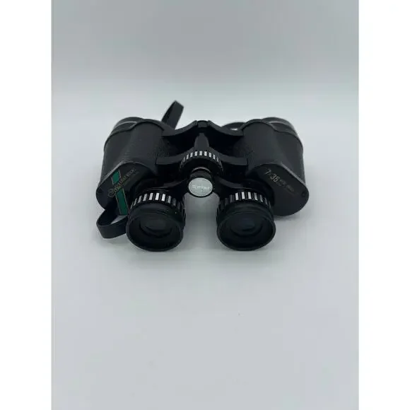 Vintage Selsi 7x35 Wide Angle Binoculars Coated Optics w/ Case Lightweight Japan