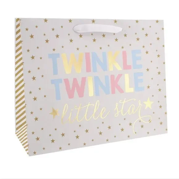 Spritz 4PK Twinkle Baby Shower Gift Bags