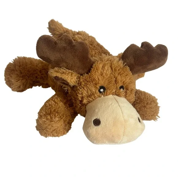 KONG Cozie Marvin Moose Brown Plush Squeaky Dog Toy Medium ZY26 9
