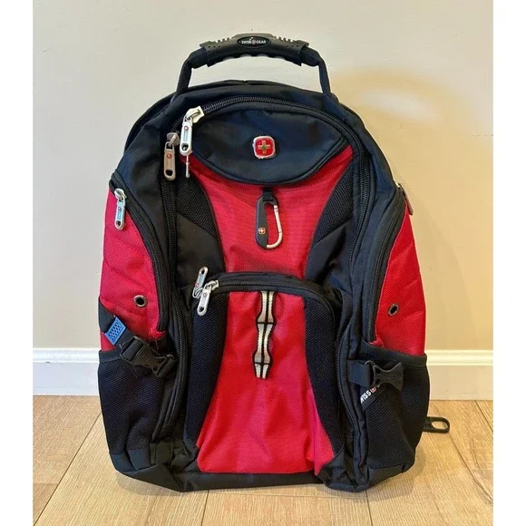 SwissGear 1900 NWT Scansmart TSA 17-Inch Laptop Backpack Black/Red $99