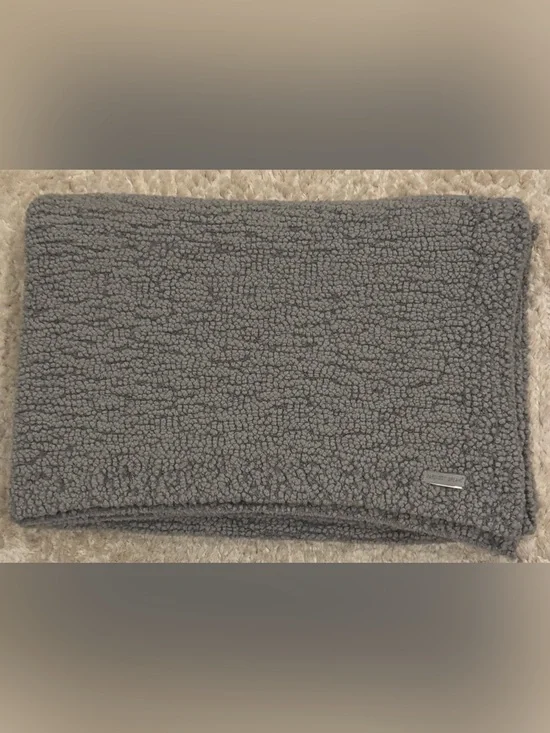 Barefoot Dreams Microfiber Gray/Carbon Oversized Blanket