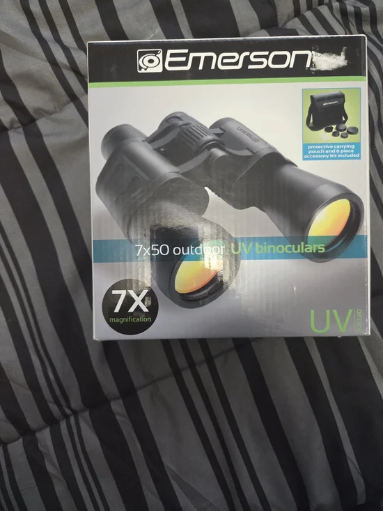 7x50 Outdoor UV Binoculars - Black