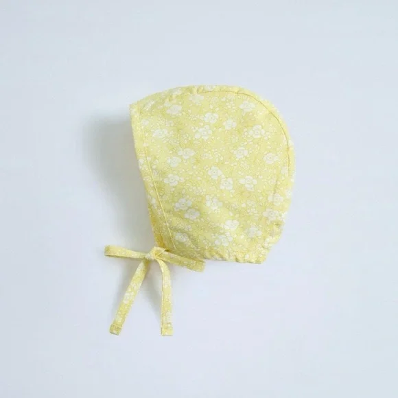 Zara Yellow Floral Kids Hat