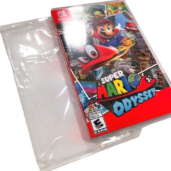 NEW Nintendo Switch Super Mario Odyssey Game with Case and Cartridge Open Box