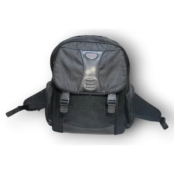 TUMI T2 Laptop Backpack. Ballistic Nylon & Leather 18