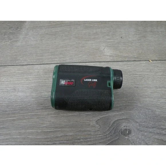 Laser Link Golf XL1000 Laser Rangefinder Black Green Tested Working