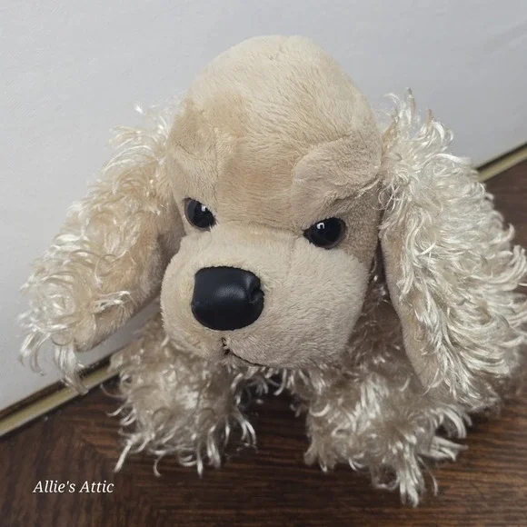 Ganz Webkinz American Cocker Spaniel Plush‎ Dog Puppy Tan No Code Stuffed Animal