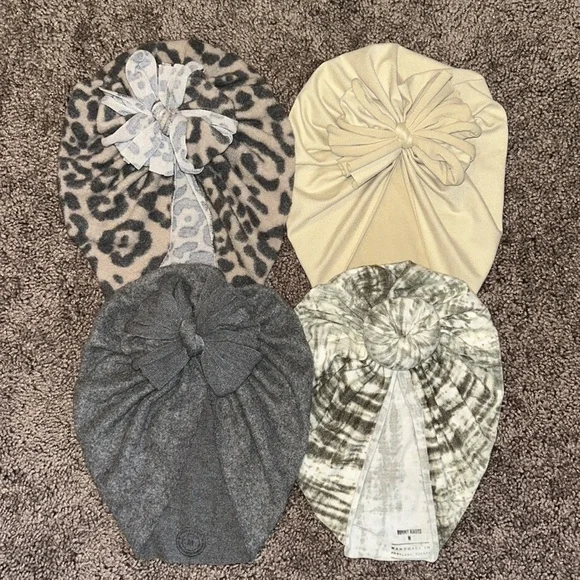 Bunny Knots size medium ages 1-4 years toddler turban hats