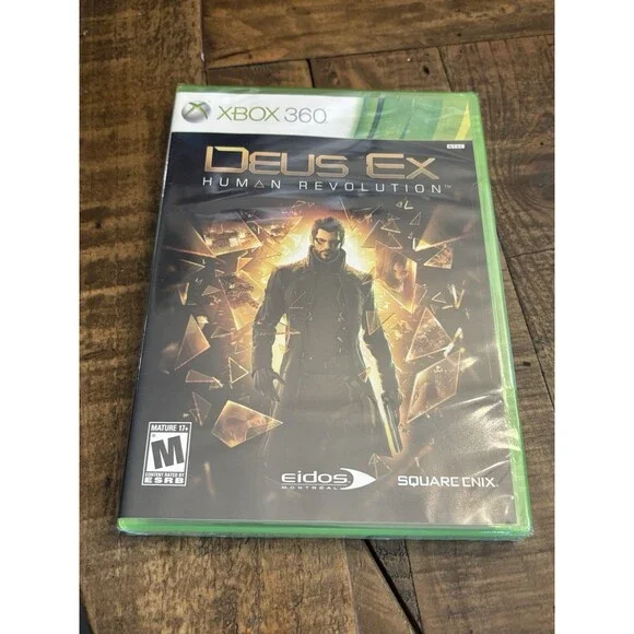 Deus Ex Human Revolution (Microsoft Xbox 360, 2011) Game New & Factory Sealed