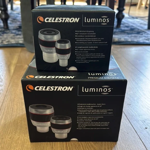 Celestron Luminos Premium Eyepiece Set of 2 2 boxes, 2 sizes 31mm and 15mm