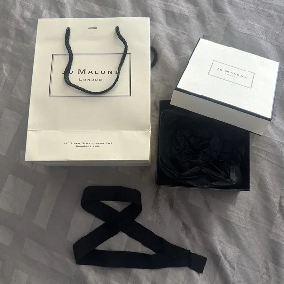 Jo Malone London Gift Shopping Bag & Gift Box & Ribbon Set‎ Sz SMALL