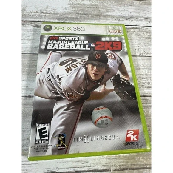 Xbox 360 games 2009MLB Major League Baseball 2K9 —‎ Complete! Fast Shipping!