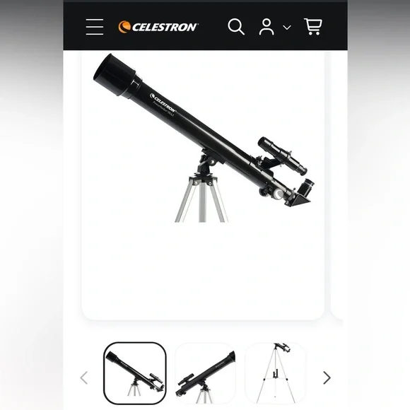 Like new Celestron PowerSeeker 50AZ Telescope