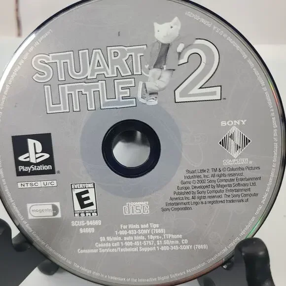 Stuart Little 2‎ (Sony PlayStation 1, 2002) disc only