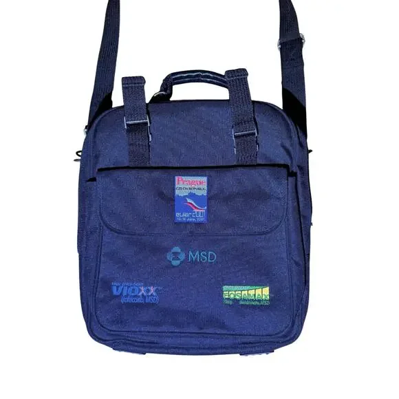 Vintage 2001 prague laptop bag case - eular vioxx fosamax