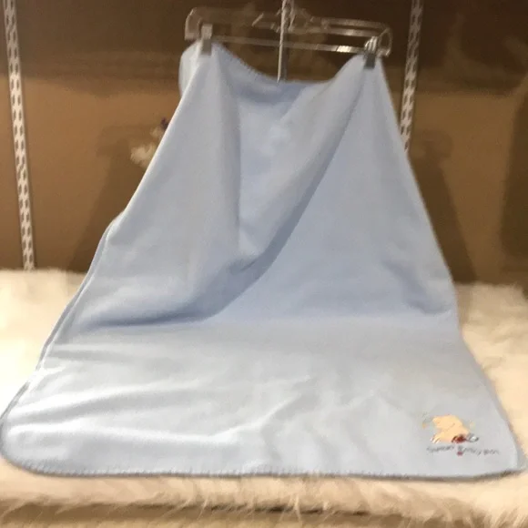 Baby Boy Blanket w/ Paw Prints