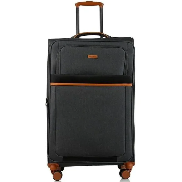 CHAMPS Classic II Collection 1-piece Softside Luggage suitcase 24”Grey GREY