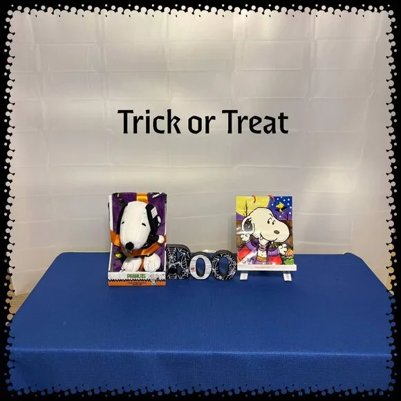 Peanuts Spooky Snoopy Pillow & 40
