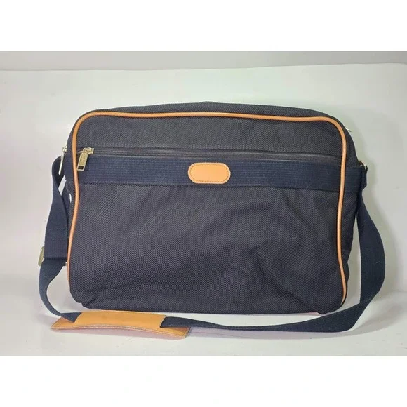 London Fog Laptop Messenger Crossbody Bag Luggage Travel Multi Section Carryon