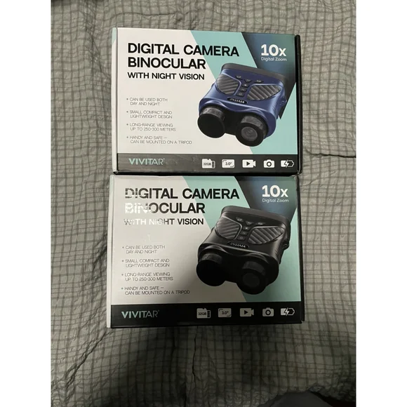 Digital Camera Binocular w/Night Vision 10x Digital Zoom 40m Picture Vivitar