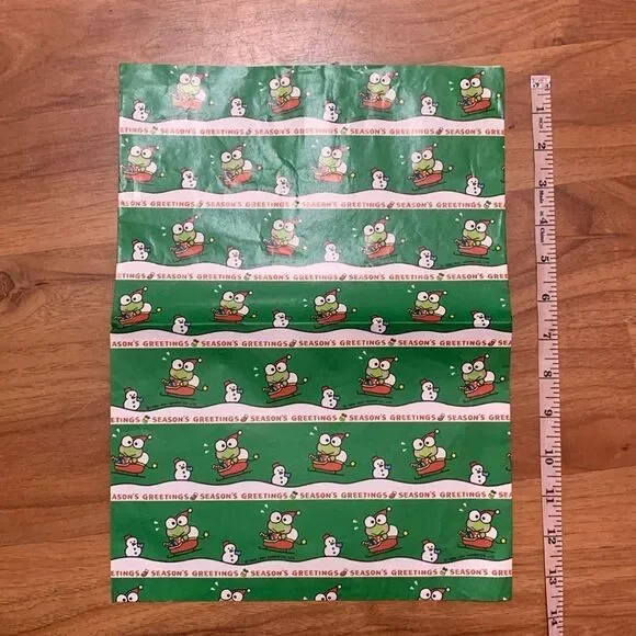 Vintage Sanrio Keroppi paper bag