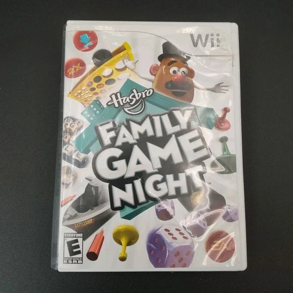 Hasbro Family Game Night Nintendo Wii 2008 Complete & Tested SEE BB18.1GA1012