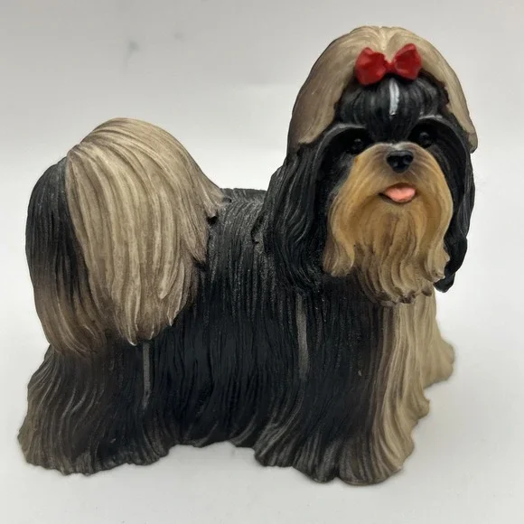 Stone Critters Shih Tzu Dog Figurine SC-1526 United Design Corp‎ Resin