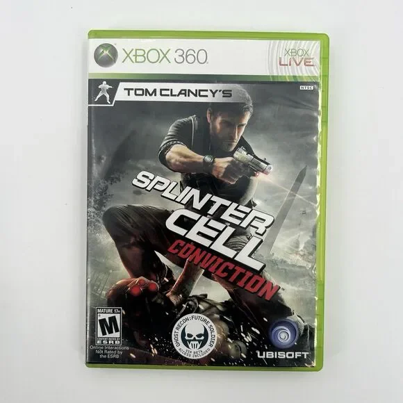 Splinter Cell: Conviction (Xbox 360) White Label CIB Tested Fast Shipping