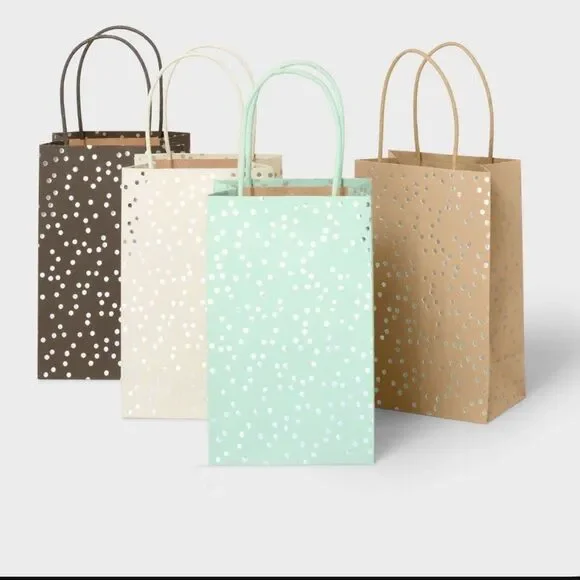 Spritz Small Polka Dot Gift Bag Set