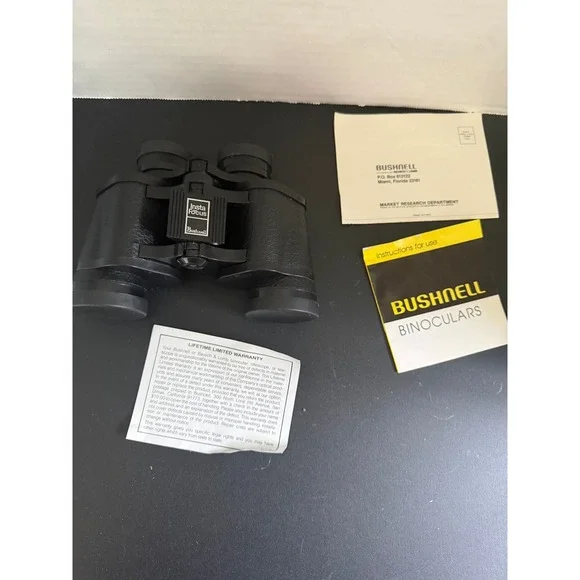 Bushnell Insta Focus Binoculars 7x35 Wide Angle‎ 341ft Field Vintage