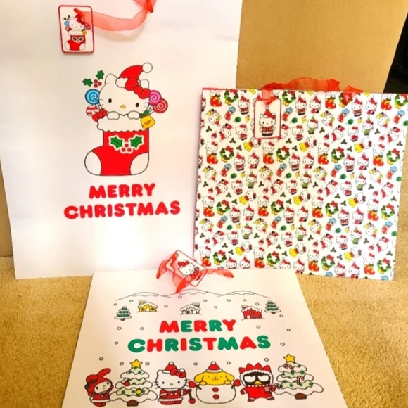 Hello Kitty Christmas Gift Bags