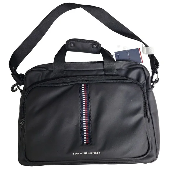 NEW Tommy Hilfiger Black Nylon 16